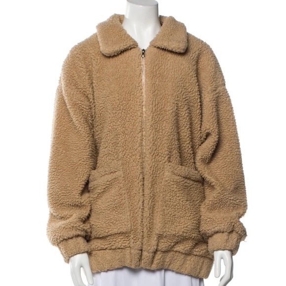 I.AM.GIA Jackets & Blazers - I.AM.GIA Brown Jacket Faux Fur Teddy Bear Coat